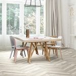 image 9 of 10 – Interfloor Dynamic Stone set 2017 – Visgraat dessin 118 – Eetkamer