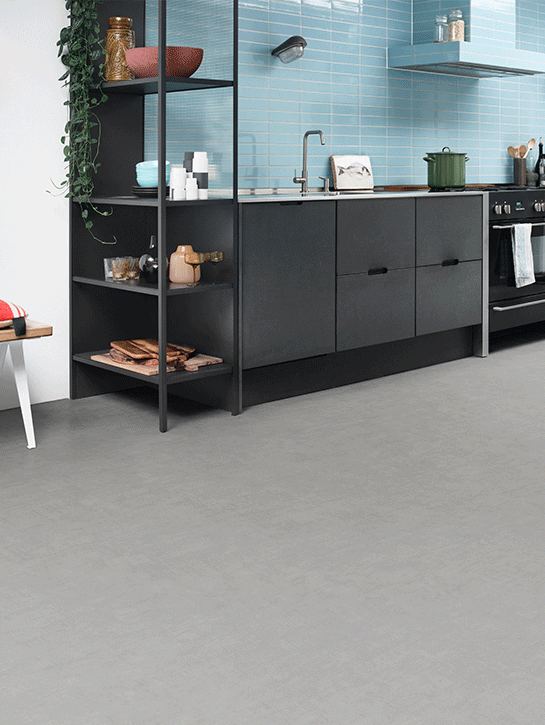 image 5 of 8 - Interfloor Modern Stone - kleur 594 - Uni dessin keuken
