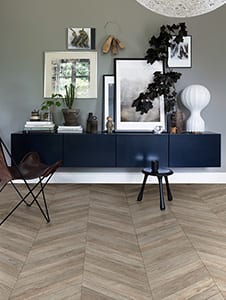 modebewuste en uiterst persoonlijke vloer - high-end Hungarian’ Hongaarse punt hout dessins - creatief chevron patroon Bohemian stijl