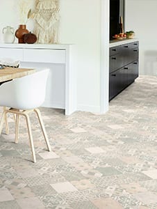 Extravagant Mediterrane tegeldessin Living Stone - uitbundig geometrisch patroon met vintage tintje - Bohemian woonstijl