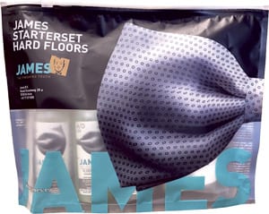 James starterset harde vloeren pvc vinyl reiniging vochtbestendige harde vloeren zoals vinyl, PVC, LVT, laminaat, linoleum, marmoleum, rubber, keramische tegel, natuur steen